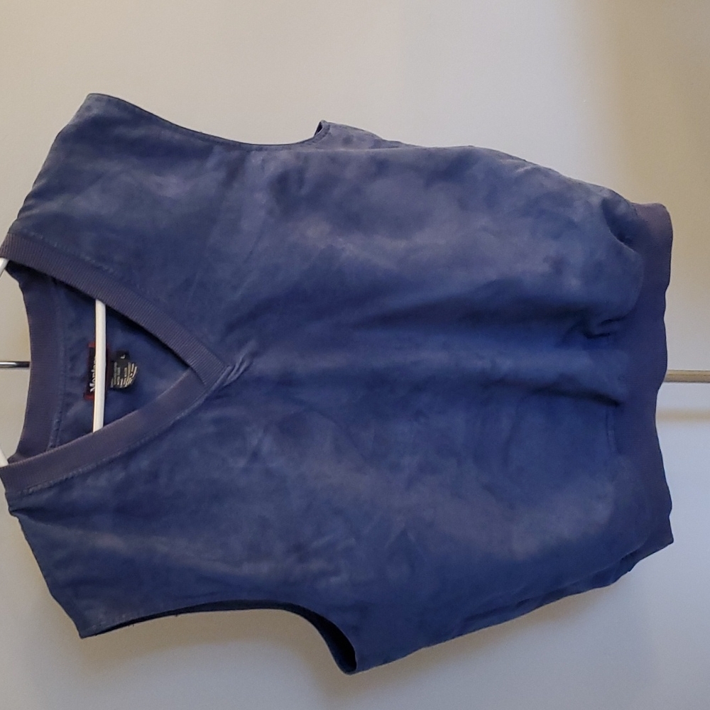 Monterey  club ultrasuede  vest blue